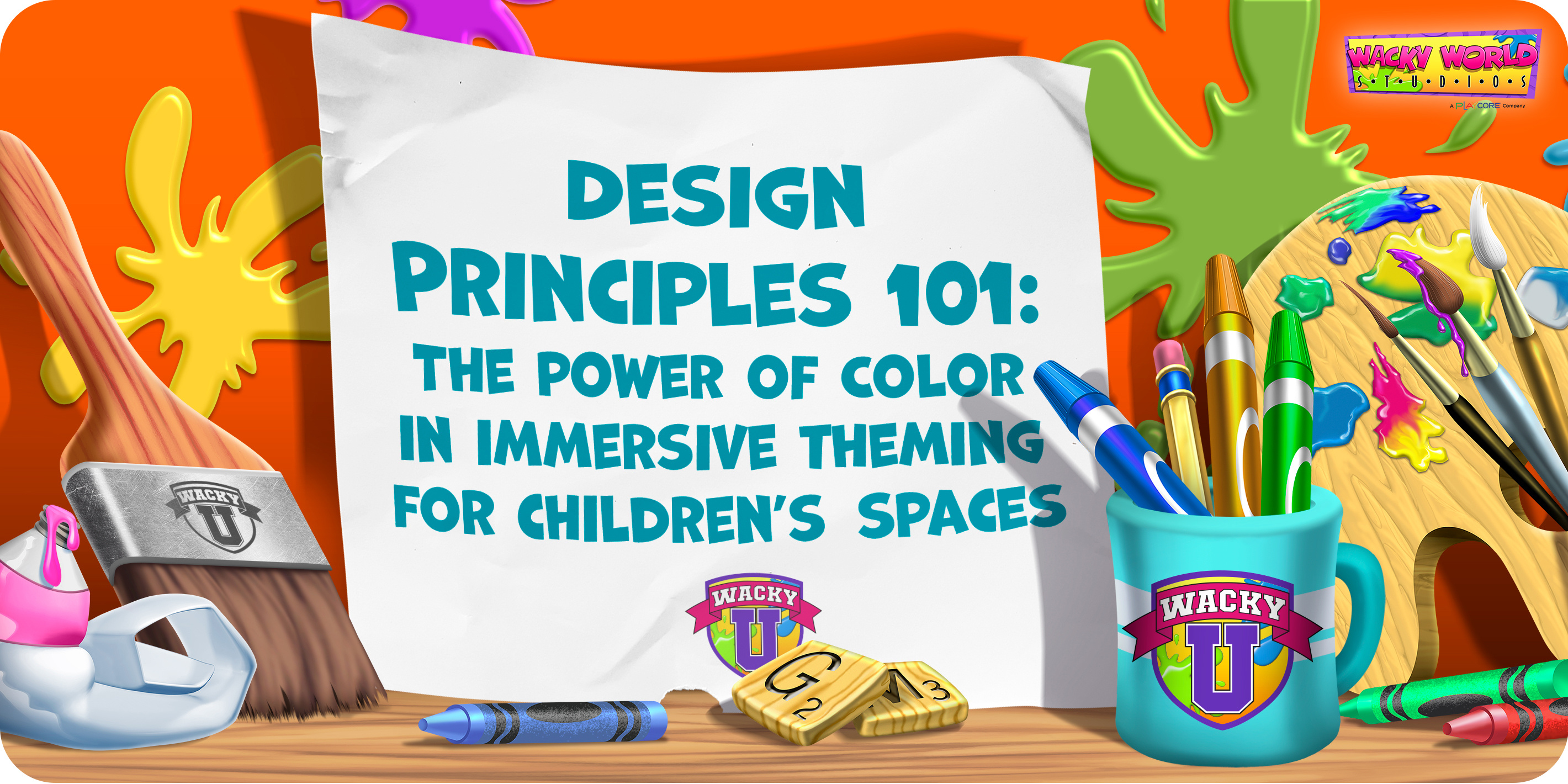 The Power of Color in Immersive theming for Children's Spaces
